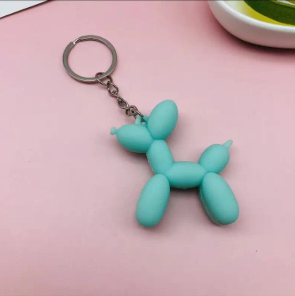 NEW 1pc, Cute Cartoon Balloon Dog Keychain Pendant, Bag Ornament, Car Key Chain - Picture 3 of 6